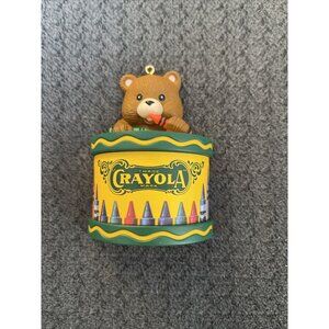 Crayola Crayons Christmas Ornament Bear Binney & Smith J16